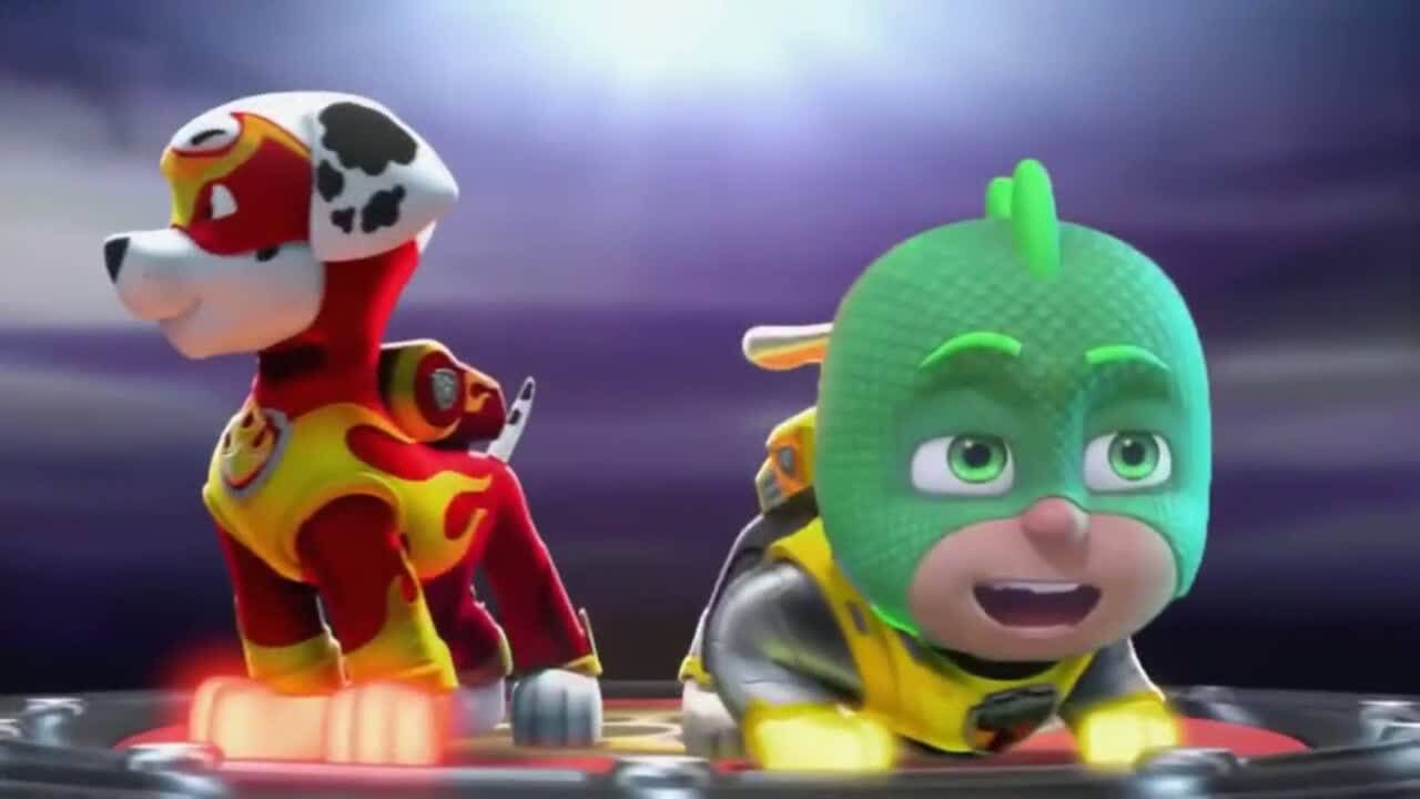 汪汪队小狗狗旋转大变身幼儿动画片