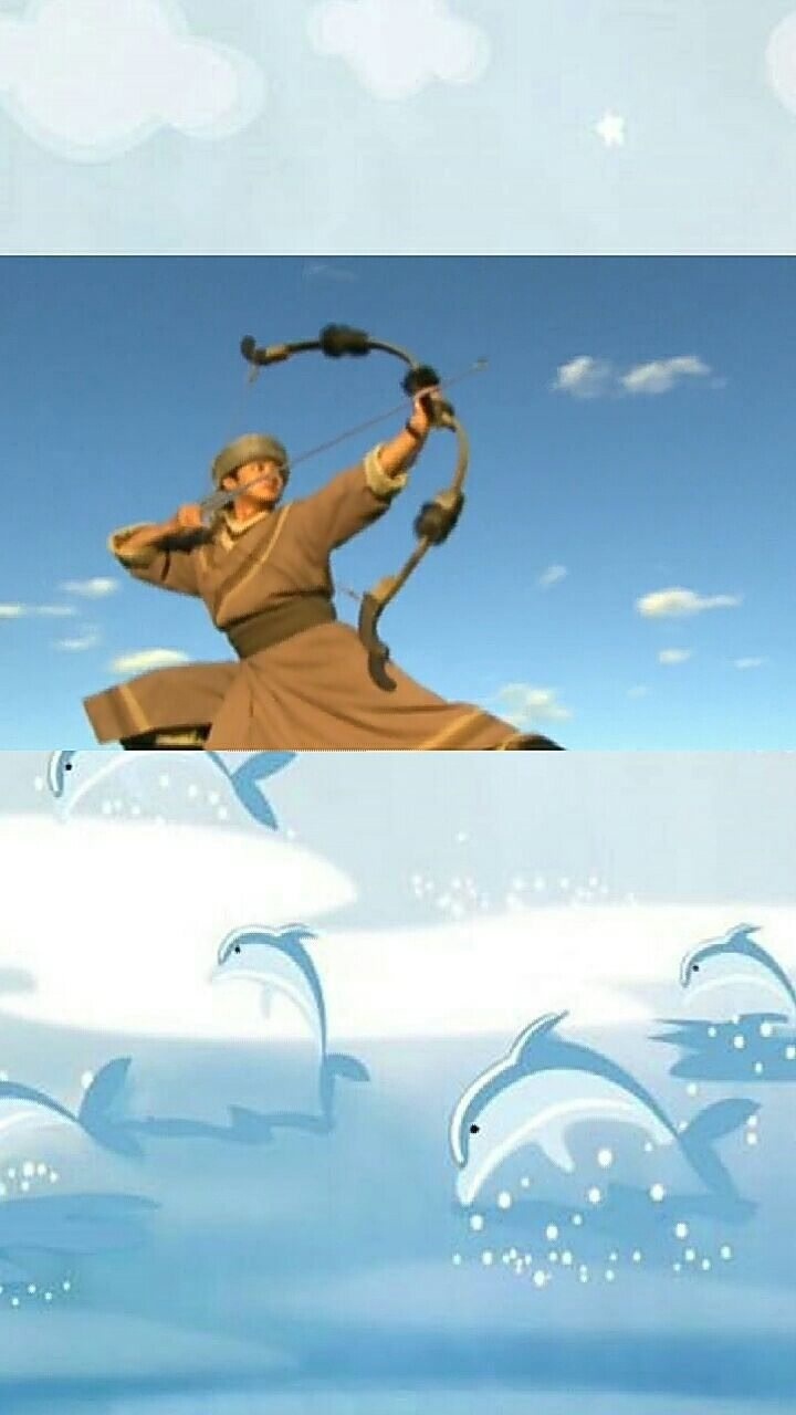 一箭双雕郭靖弯弓射大雕厉害了我的哥