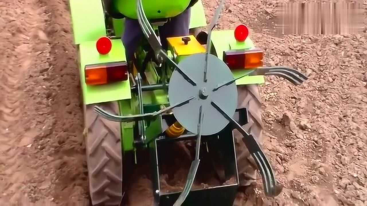 小型翻土机,前播种后覆土一次完成!_高清1080P在线观看平台_腾讯视频