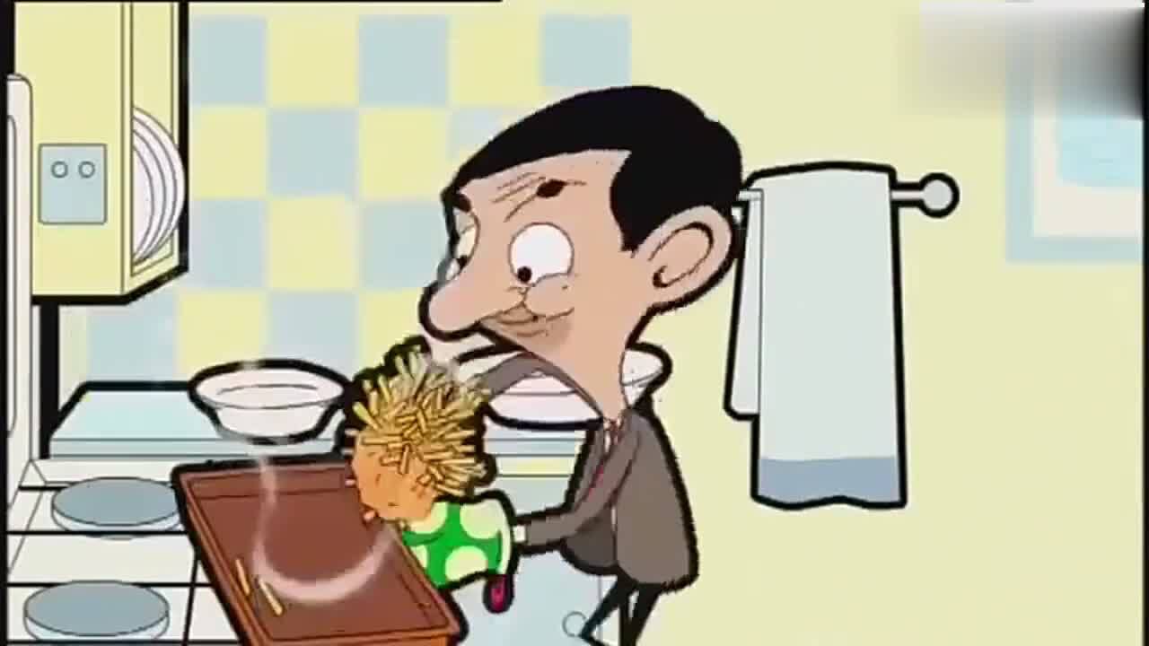憨豆先生憨豆先生居然会那么多技能还能炸薯条