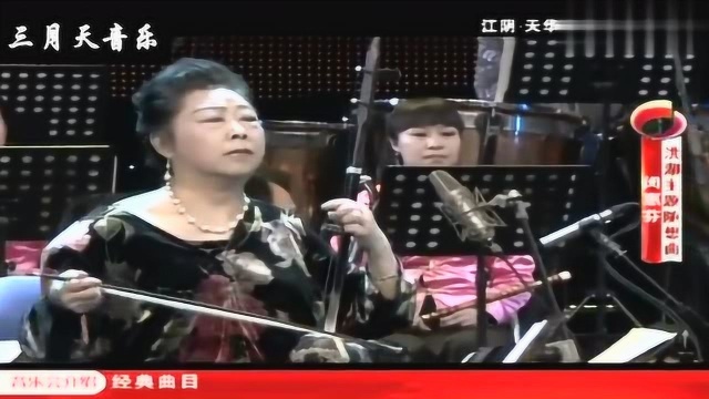 二胡名曲《洪湖主题随想曲》,一代二胡大师闵惠芬演奏