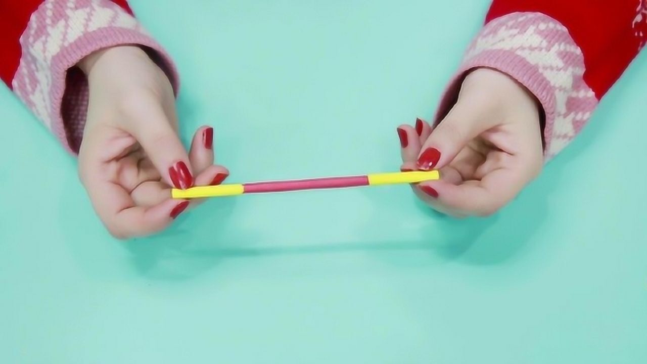 生活小技巧:一张纸折大师兄的金箍棒,手工折纸diy