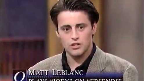1995年《老友记》,主演高清采访,天啊,Monica,和,Joey