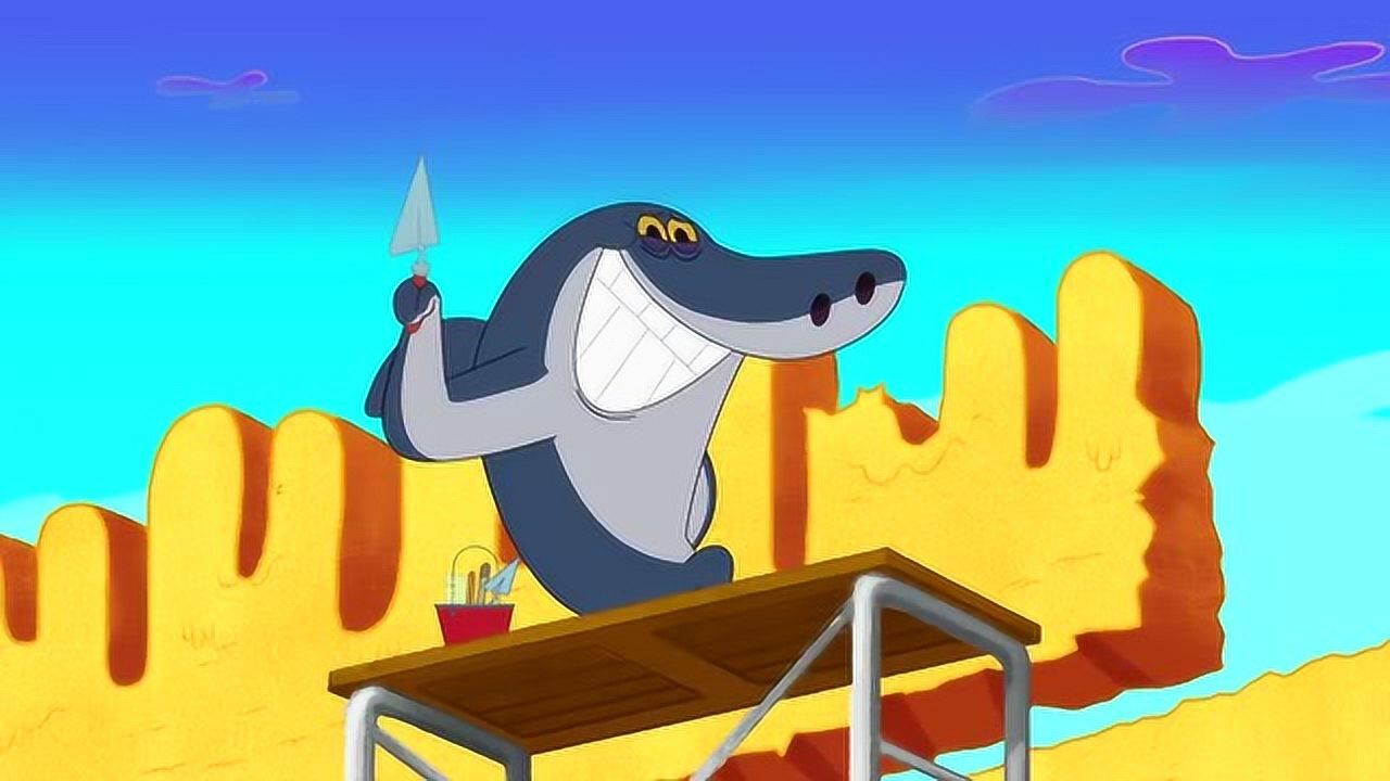 鲨鱼哥与美人鱼这些蚕宝宝真能吃居然把美人鱼的城堡都吃光了