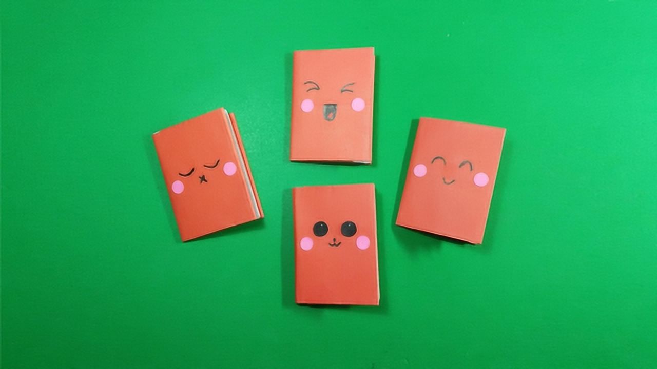 最实用的手工折纸迷你小书本记事本两分钟就能学会太简单了