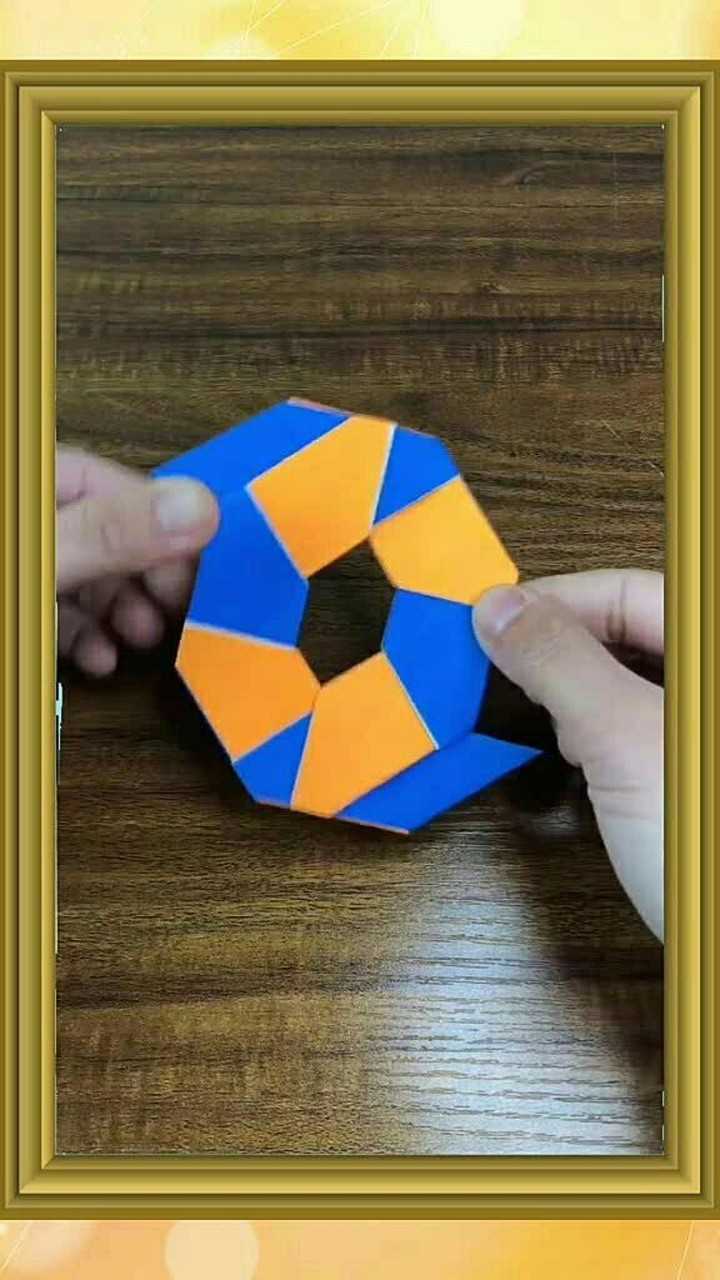 教你简单几步折出能变形的折纸飞镖飞得又快又远