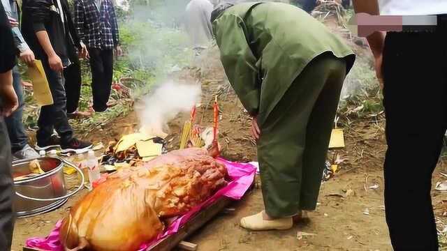 实拍广西农村陈氏家族祭祖,祖坟宝地30年出了几十个过亿身家老总