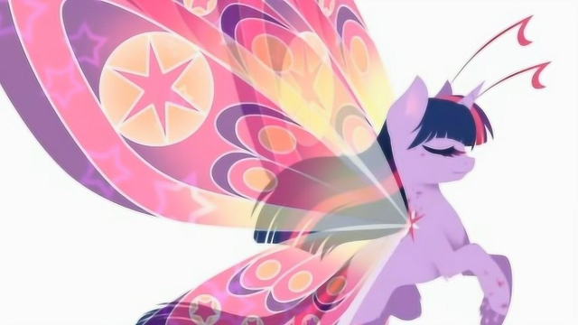 小马宝莉精灵紫悦公主长出漂亮的精灵翅膀