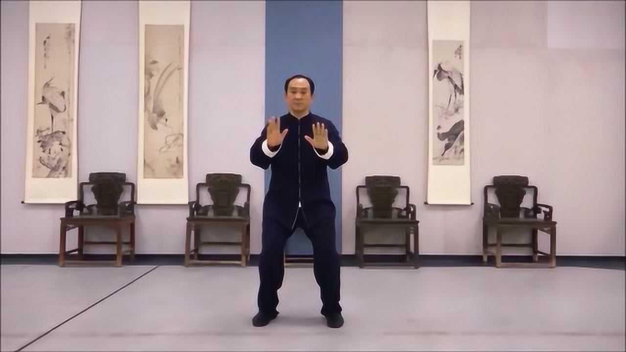 陈氏太极拳老架一路动作示范第一式:太极起势_高清1080P在线观看平台_腾讯视频