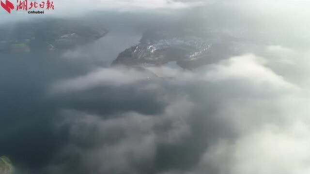 湖北竹山圣水湖清澈如许 仿若人间仙境