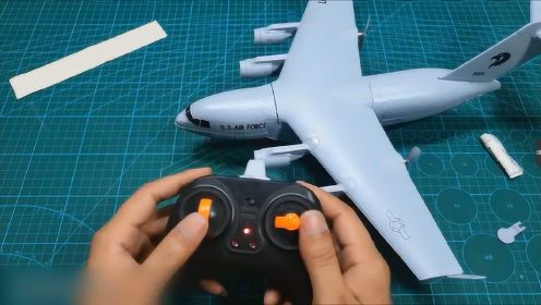 遥控飞机模型组装过程，整个构造都搞明白了！