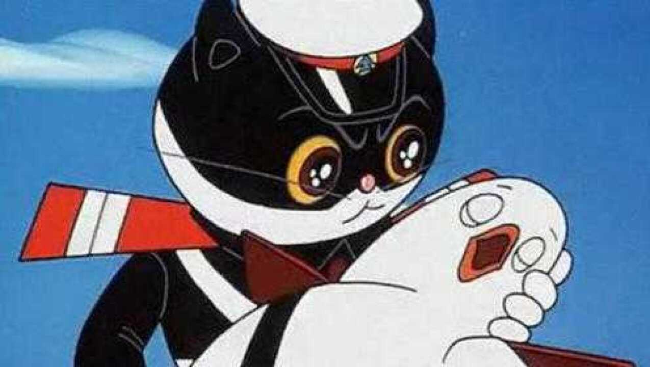 黑猫警长与白鸽警官儿童卡通简笔画