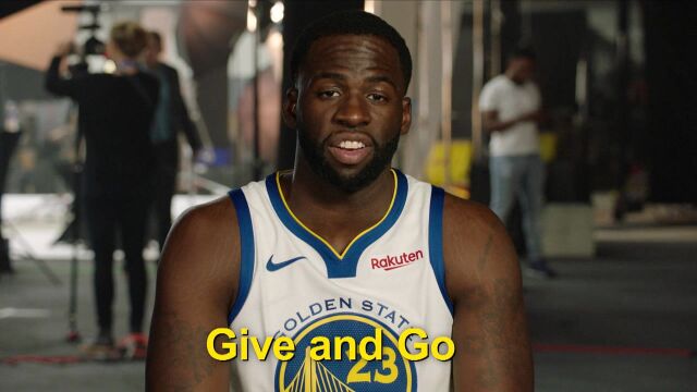 NBA字典# 勇士进攻大脑德拉蒙德格林讲解 Give and Go 传切配合.