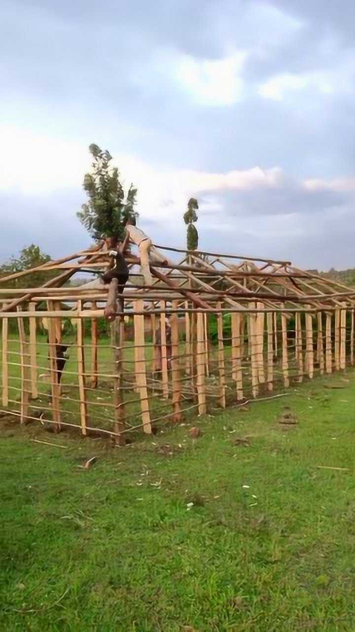 原来非洲人是这样造房子的,据说只需要1000块看了你想住吗?