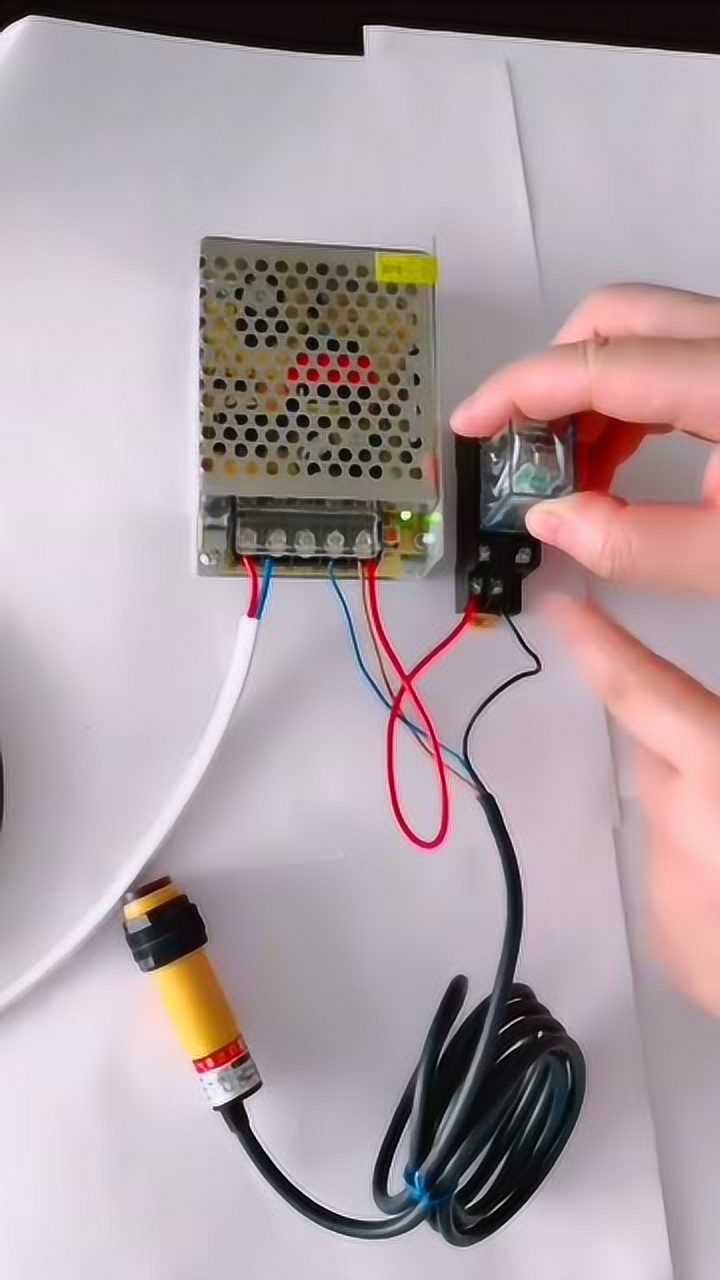 npn光电开关接线