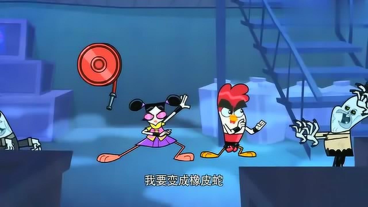 功夫鸡-飞哥真是聪明,三两下将生化人解决了