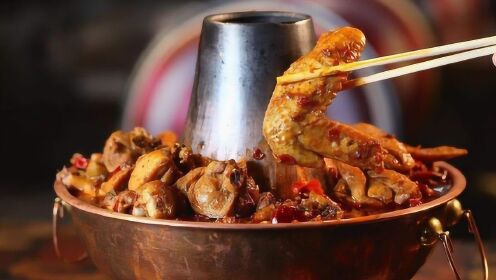 沧州最正宗的火锅鸡，85块钱满满一大锅，4个人都没吃完！