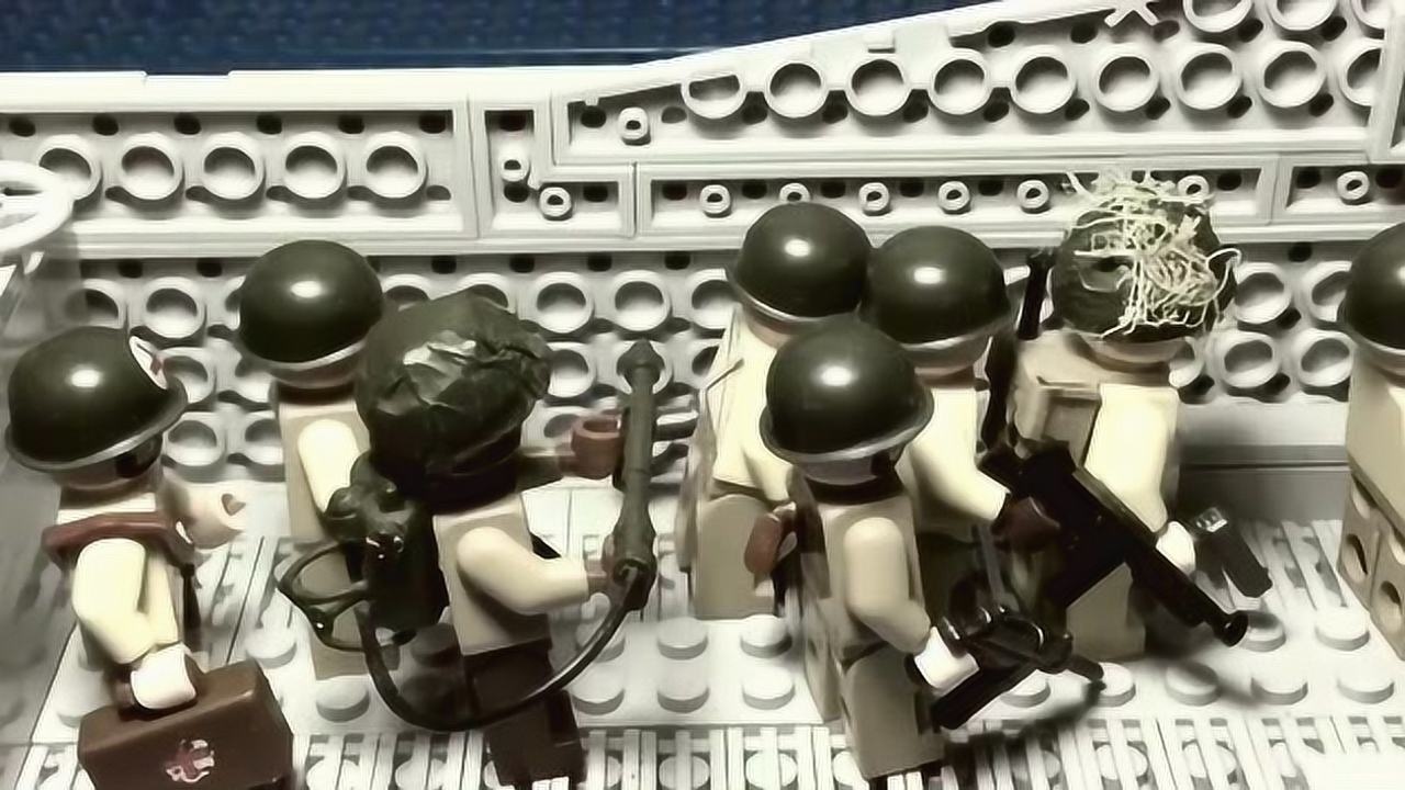 乐高短片:还原二战诺曼底登陆,抢滩作战伤亡十分惨重