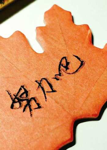 一起学写行书"努力吧"爱上手写体