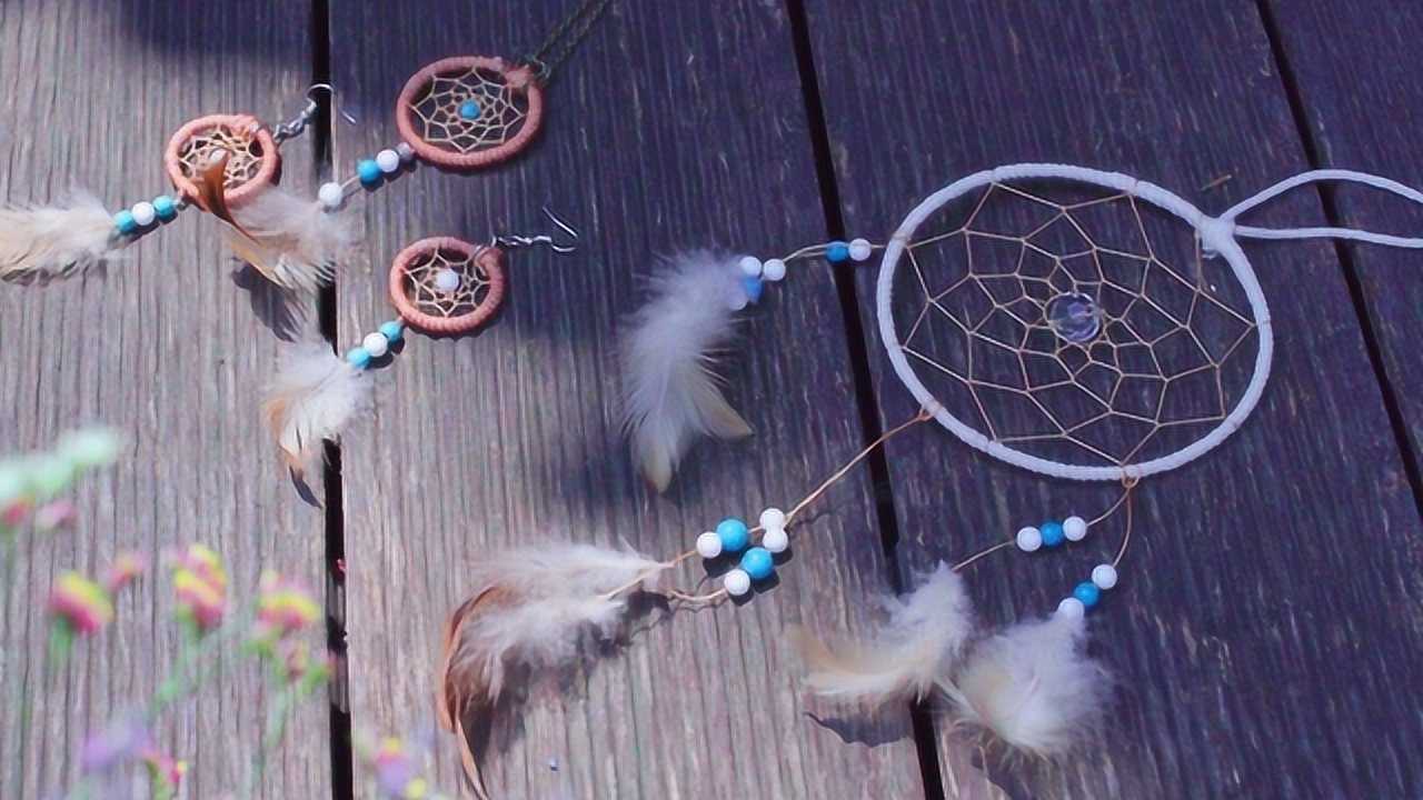 教你用毛线制作唯美捕梦网让美梦从中穿过滤掉所有不愉快