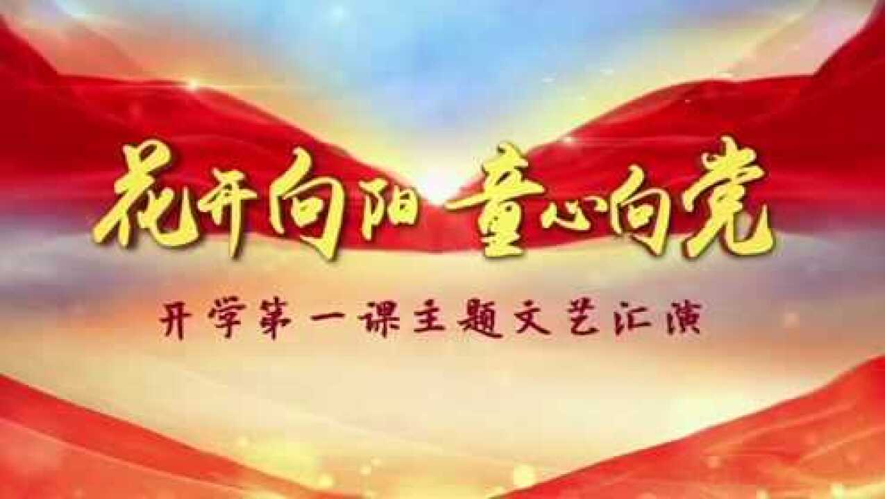 花儿向阳童心向党 上