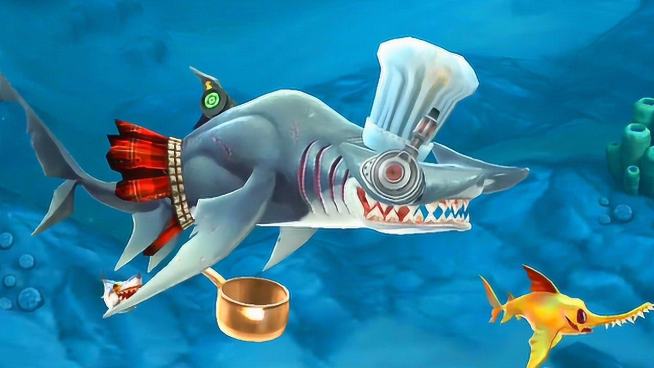 饥饿鲨世界:无沟双髻鲨的另类表演?