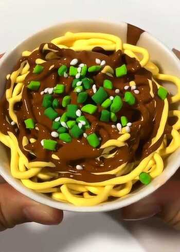 第一次用粘土做热干面