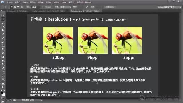 1.3 网络图像格式和分辨率设定(收藏版)PS视频实战教程