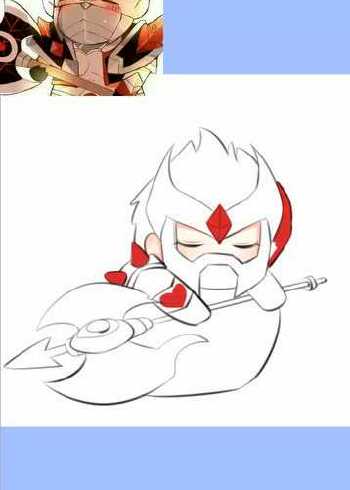 绘画展示2分钟王者荣耀人物绘画典韦