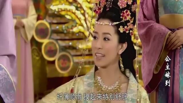 公主不愧是公主,连叶子戏都是用金子做的,老夫人看到后羡慕不已