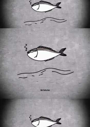 咸鱼之死从前有一条鱼,叫咸鱼,后来它死了