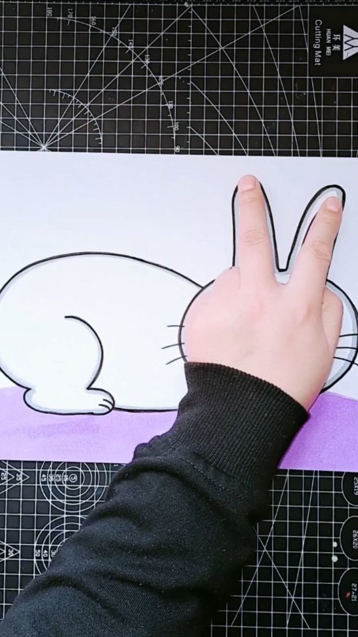 兔子的手怎么画才好看图片