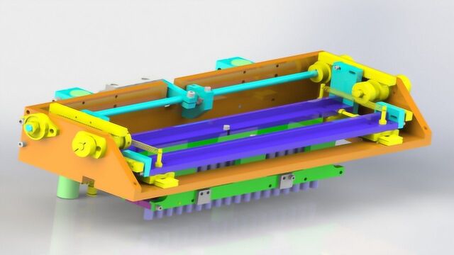 SolidWorks视频教程:双轴气缸驱动齿轮齿条统一直动式夹具设计