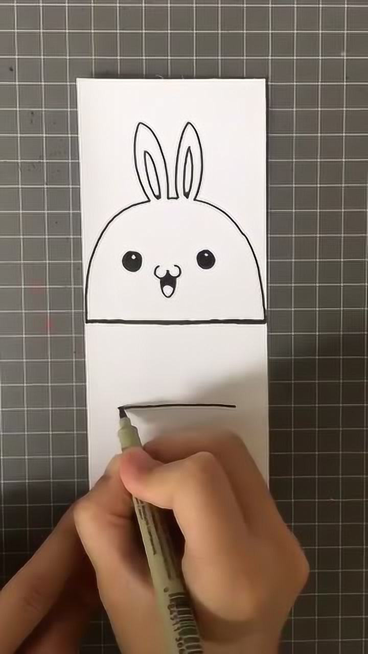 书签超可爱小兔子自己动手做一个一份独特的小心思
