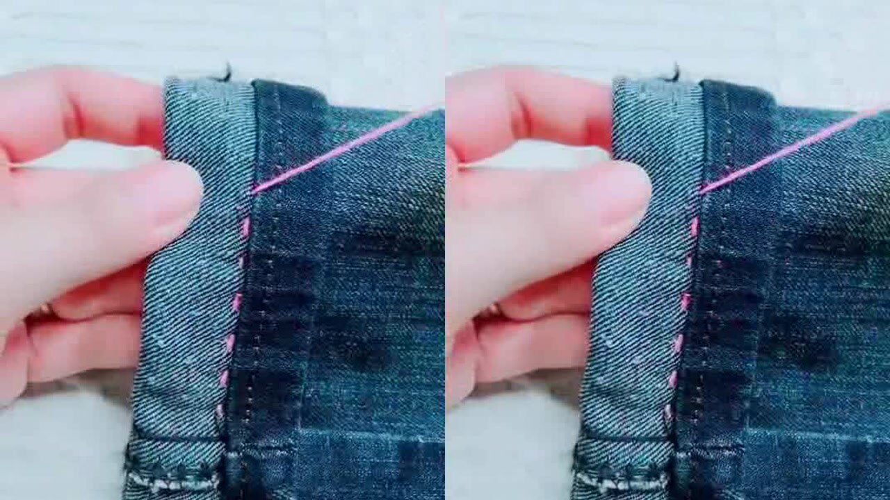 专业扦裤脚都是这样扦的