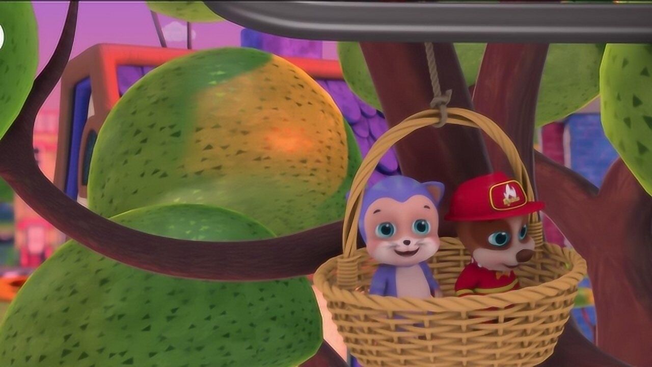 益智知识艾迪的汽车小队第二季宝宝被困在树上了怎么办在线等急