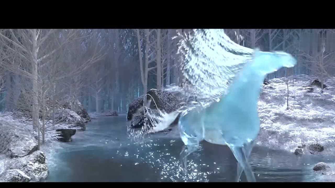 冰雪奇缘2盖尔就是灵风艾莎用魔法把他变成一匹马她们去兜风