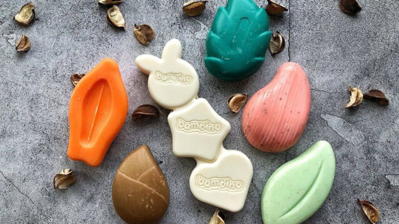 刮一波形状各异的有趣肥皂