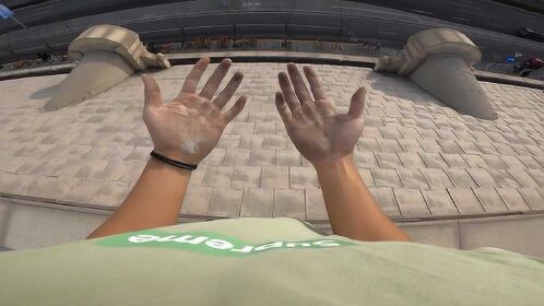 张艺杰第一人称视角广渠门楼顶跑酷