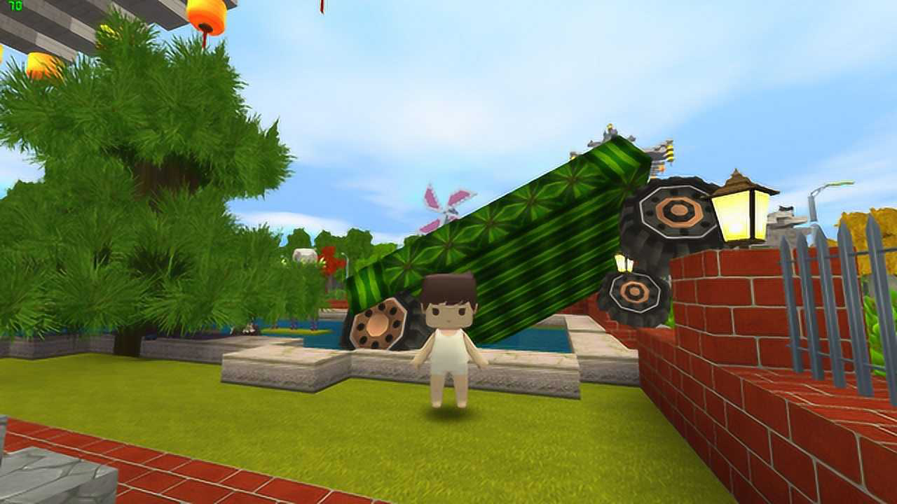 迷你世界:小振是如何把汽车从水里开上来的