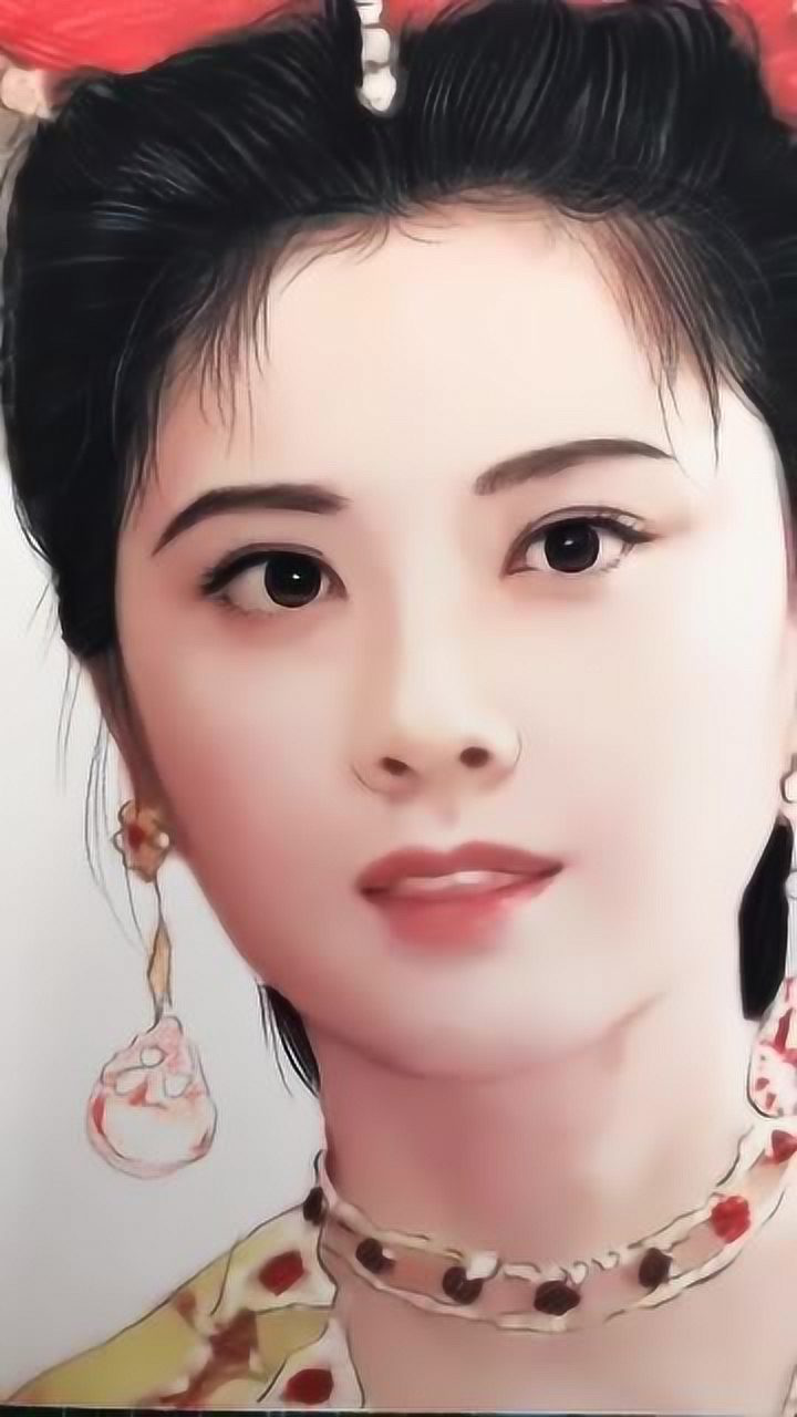 大神手绘老版西游记里的女儿国国王满满的记忆实在太漂亮了