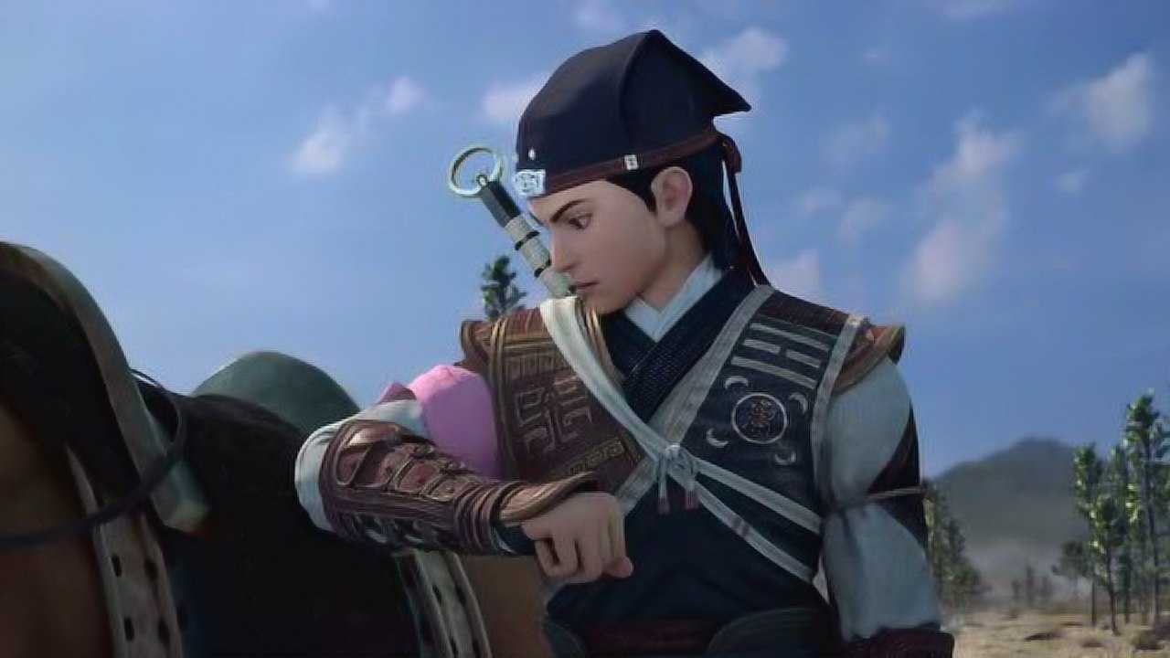 观海策燕姑娘骑马离开了凌遥真是一脸不舍呀