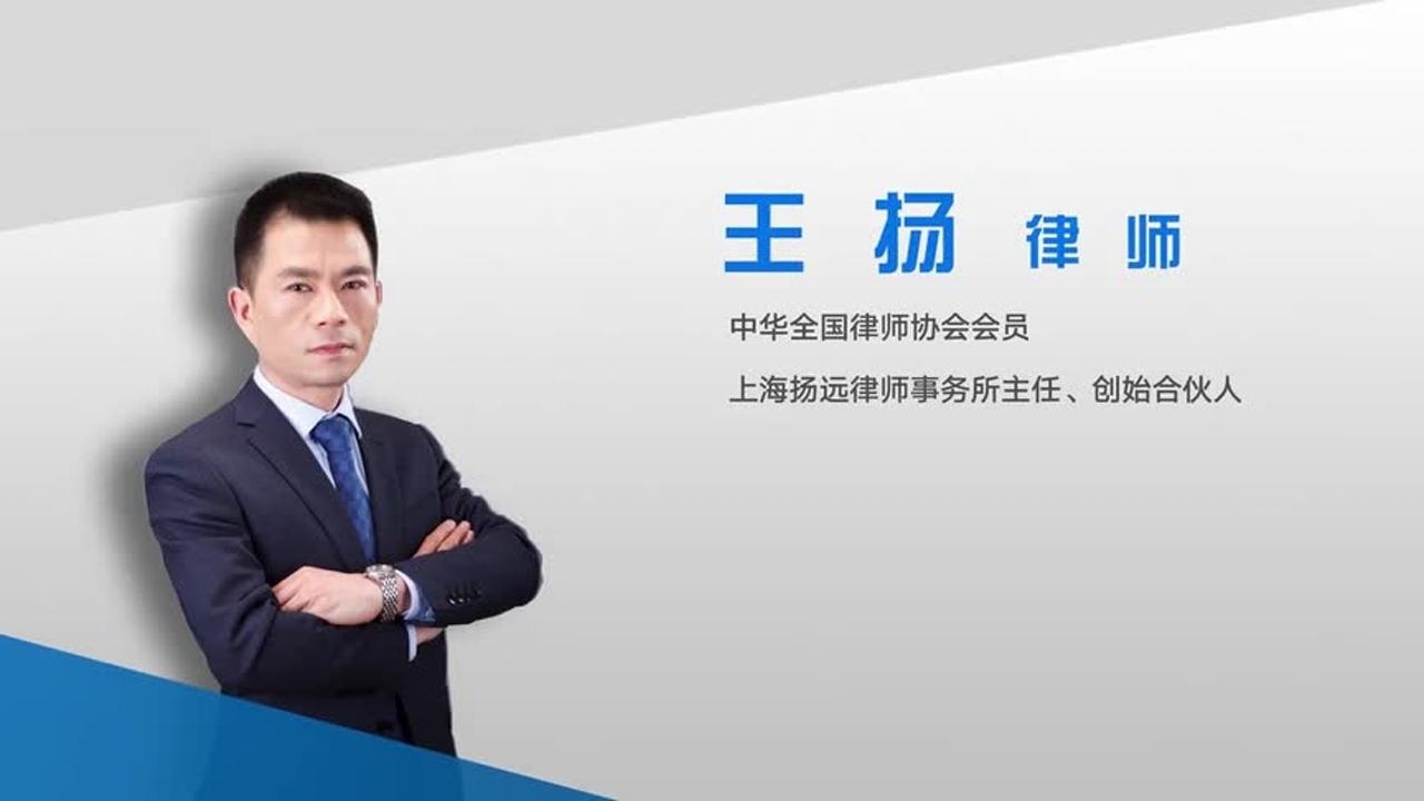 上海法治天地和大律师面对面栏目嘉宾王扬律师