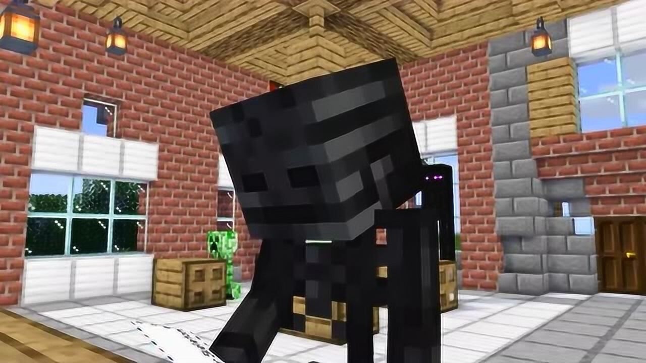 我的世界动画:小末影人被打哭了