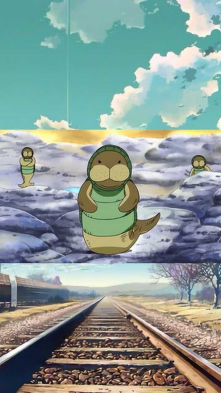 海贼;未来海贼王路飞的弟子,功夫海牛参上,真的好可爱,萌萌哒