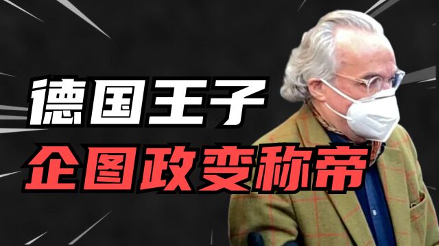 71岁德国“王子”发动武装政变,企图推翻政府当皇帝?