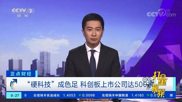 “硬科技”成色足,科创板上市公司达500家