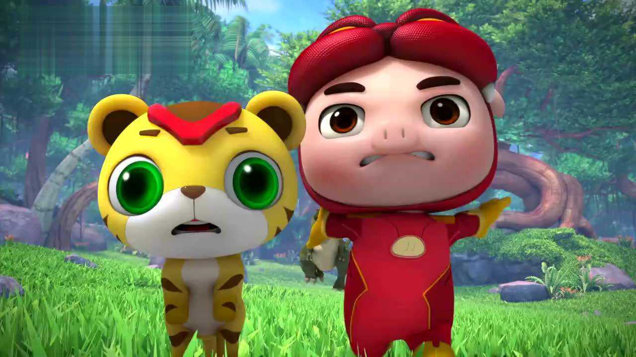 小猪猪吵醒了特暴龙,特暴龙将他当食物了_腾讯视频