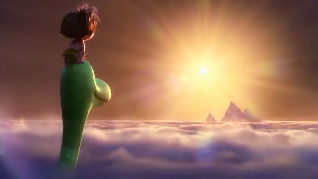 恐龙当家太阳给予万物的生命力恐龙阿罗看到太阳就看到了希望