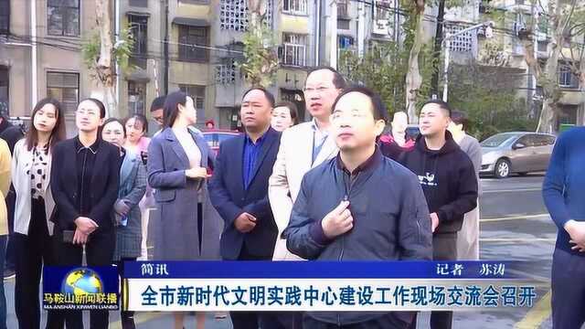 马鞍山市新时代文明实践中心建设工作现场交流会召开